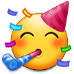 🥳 Partying Face, Emoji by Samsung