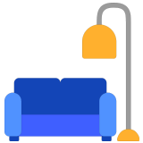 🛋️ Sofa Und Lampe Emoji von Microsoft