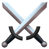 ⚔️ Gekreuzte Schwerter Emoji von Apple