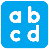 🔡 Eingabesymbol Lateinische Kleinbuchstaben Emoji von Microsoft