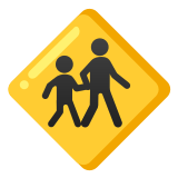 🚸 Kinder Überqueren Die Straße Emoji von Google