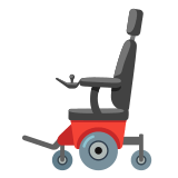 🦼 Elektrischer Rollstuhl Emoji von Google