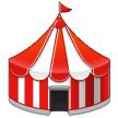 🎪 Circus Tent, Emoji by Samsung