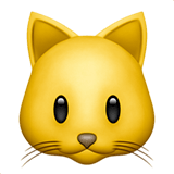 🐱 Katzengesicht Emoji von Apple