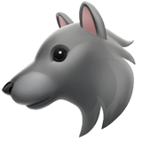 🐺 Wolf Emoji von Apple