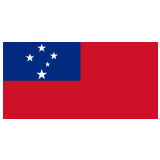 🇼🇸 Drapeau : Samoa Emoji par Google