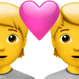 💑 Couple with Heart, Emoji by Apple