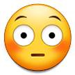 😳 Errötetes Gesicht Mit Großen Augen Emoji von Samsung
