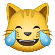 😹 Cat with Tears of Joy, Emoji by Samsung