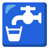 🚰 Trinkwasser Emoji von Google