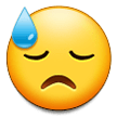 😓 Bedrücktes Gesicht Mit Schweiß Emoji von Samsung