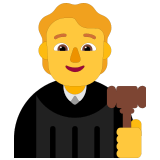 🧑‍⚖️ Judge, Emoji by Microsoft
