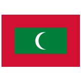 🇲🇻 Flagge: Malediven Emoji von Google