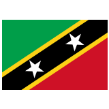 🇰🇳 Flagge: St. Kitts Und Nevis Emoji von Google