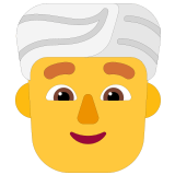 👳‍♂️ Mann Mit Turban Emoji von Microsoft