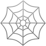 🕸️ Spider Web, Emoji by Apple