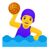 🤽‍♀️ Женщина Играет в Водное Поло, смайлик от Google