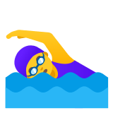 🏊‍♀️ Пловчиха, смайлик от Google