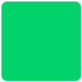 🟩 Carré Vert Emoji par Microsoft