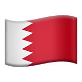 🇧🇭 Flagge: Bahrain Emoji von Apple
