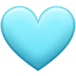 🩵 Light Blue Heart, Emoji by Samsung