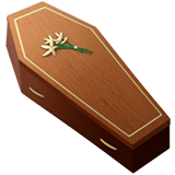⚰️ Coffin, Emoji by Apple