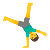 🤸‍♂️ Man Cartwheeling, Emoji by Google