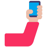 🤳🏼 Selfie : Peau Moyennement Claire Emoji par Microsoft
