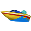 🚤 Speedboat, Emoji by Samsung