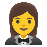 🤵‍♀️ Woman in Tuxedo, Emoji by Google