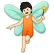 🧚🏻 Fairy: Light Skin Tone, Emoji by Samsung