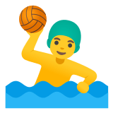 🤽‍♂️ Мужчина Играет в Водное Поло, смайлик от Google