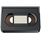 📼 Videocassette, Emoji by Apple