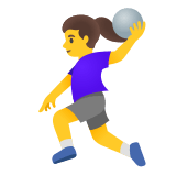🤾‍♀️ Woman Playing Handball, Emoji by Google
