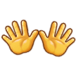 👐 Open Hands, Emoji by Samsung