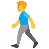 🚶‍♂️ Fußgänger Emoji von Microsoft