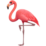 🦩 Фламинго, смайлик от Apple