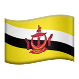🇧🇳 Флаг: Бруней, смайлик от Apple