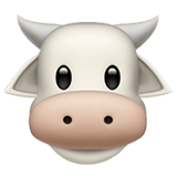 🐮 Kuhgesicht Emoji von Apple
