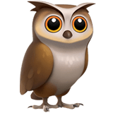 🦉 Owl, Emoji by Apple