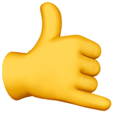 🤙 Ruf-Mich-An-Handzeichen Emoji von Apple