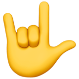 🤟 Ich-Liebe-Dich-Geste Emoji von Apple