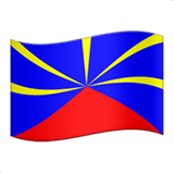 🇷🇪 Flagge: Réunion Emoji von Apple