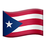 🇵🇷 Drapeau : Porto Rico Emoji par Apple