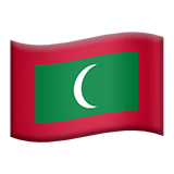 🇲🇻 Flagge: Malediven Emoji von Apple