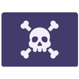 🏴‍☠️ Pirate Flag, Emoji by Microsoft