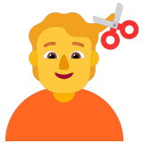 💇 Person Beim Haareschneiden Emoji von Microsoft