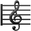🎼 Musical Score, Emoji by Samsung