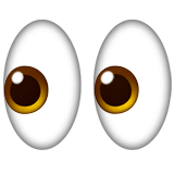 👀 Augen Emoji von Apple