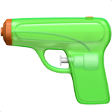 🔫 Water Pistol, Emoji by Apple